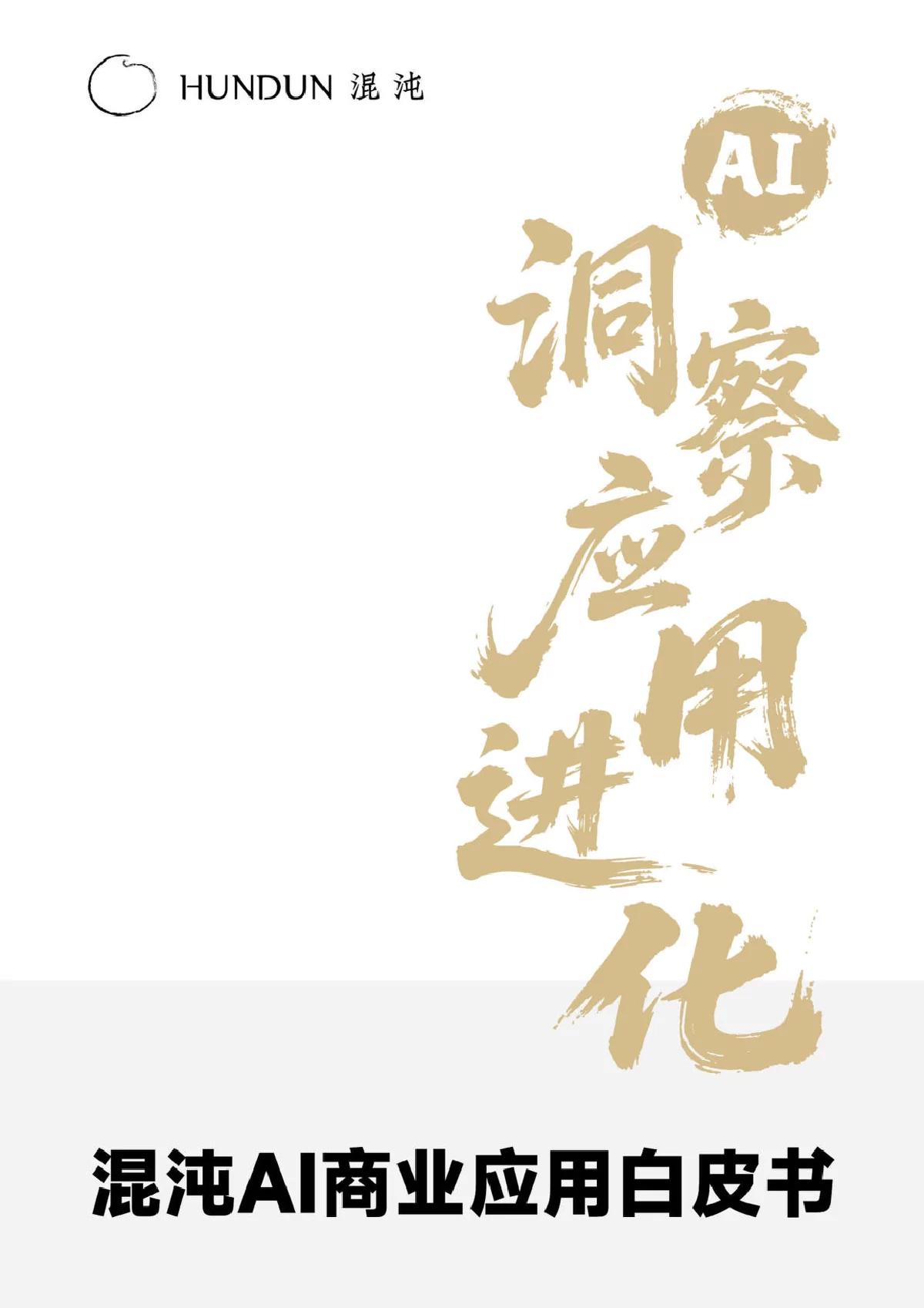 《混沌AI商业应用白皮书：2025 - 2027年AI商业落地L1 - L5体系解析》