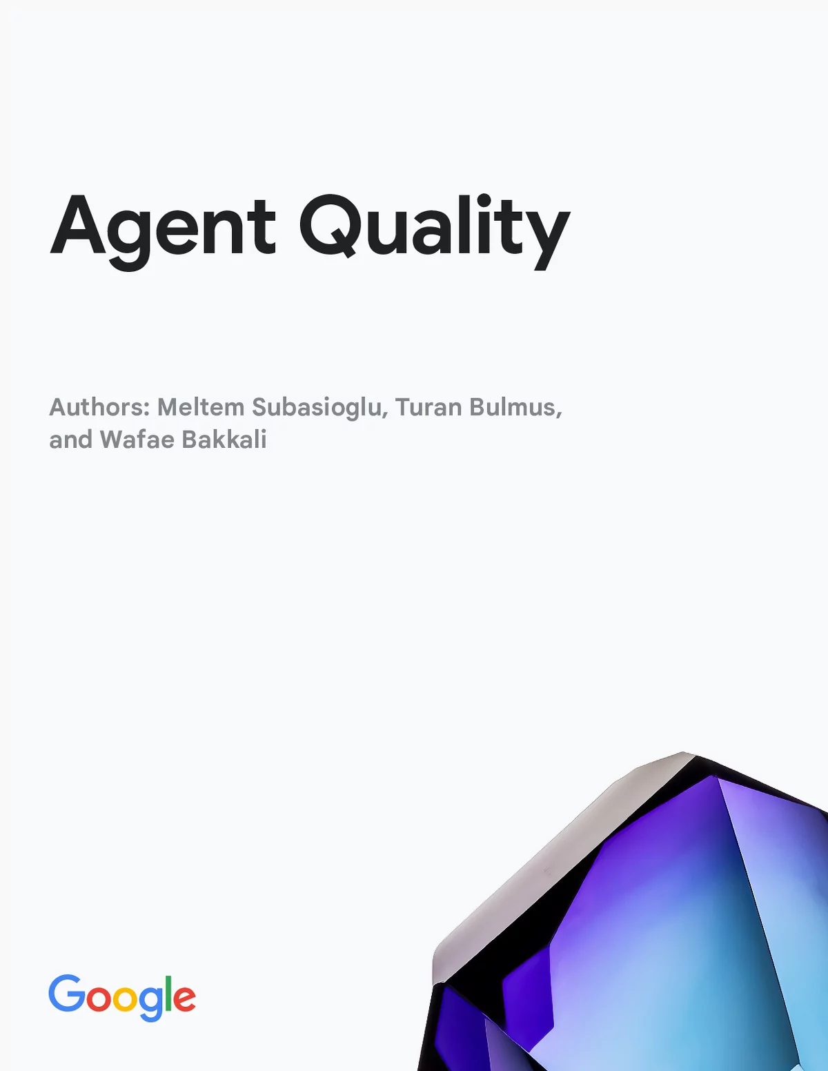 Agent Quality: Evaluation, Observability, and Building Trust in Autonomous Systems